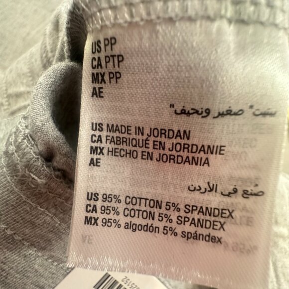 NEW! Karen Scott Shorts High Rise Pullover Drawstring Grey Size PP Cotton Blend - Picture 7 of 10